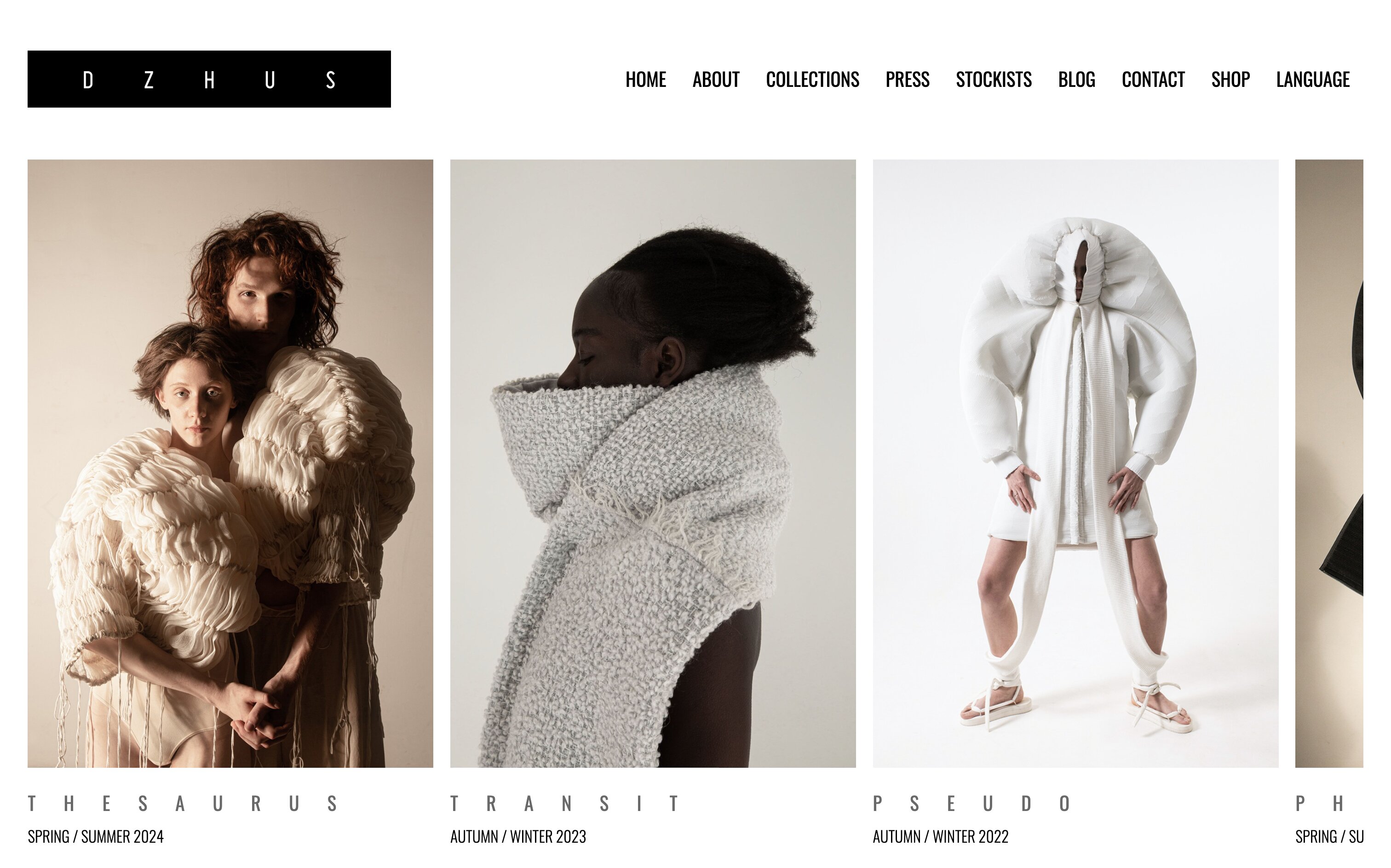 DZHUS Portfoliobox website