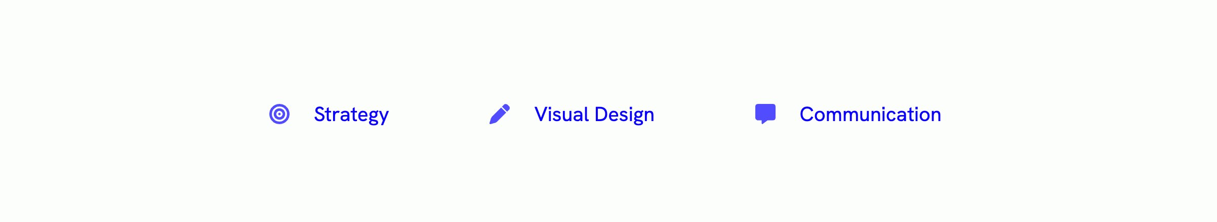 List your services with icons on your designer portfolio