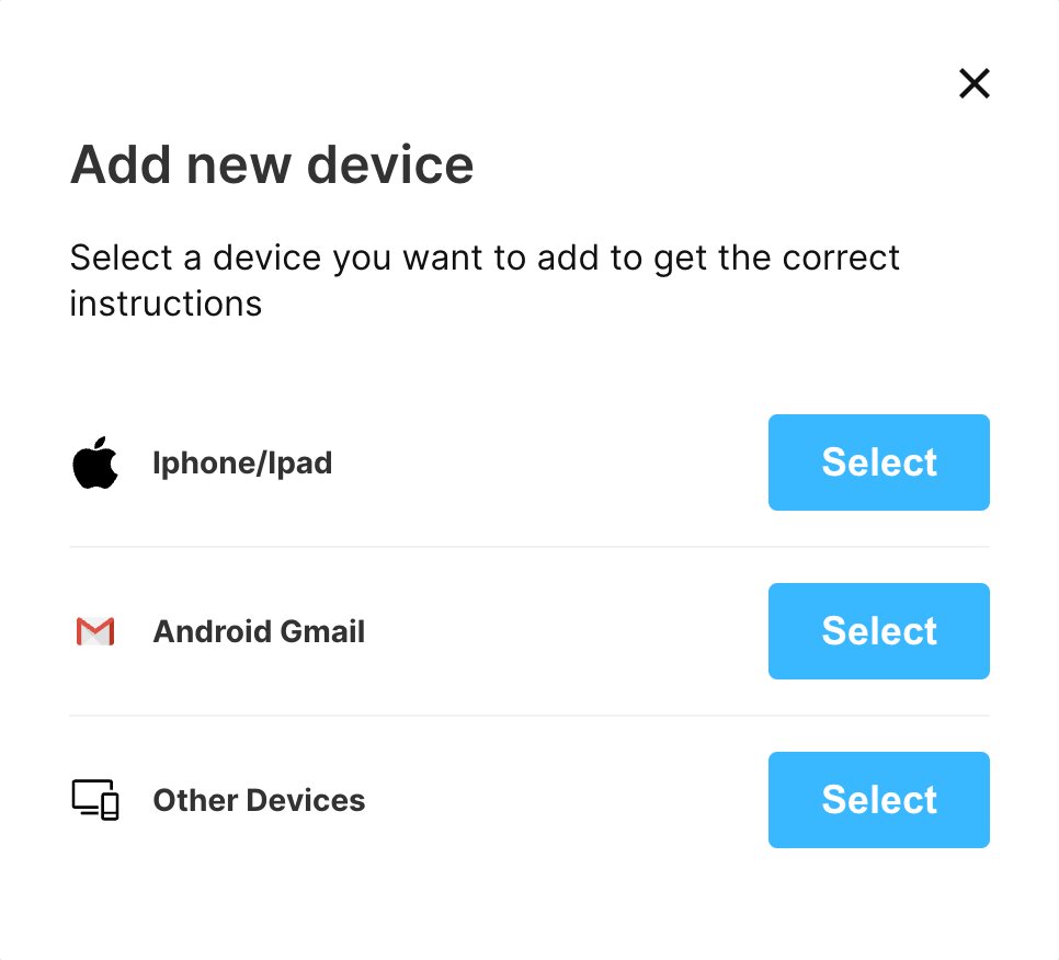 Connect your email to an external email client