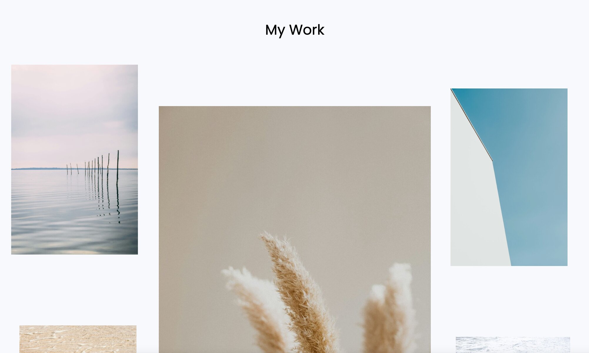 Random 2 - Gallery Template in Portfoliobox