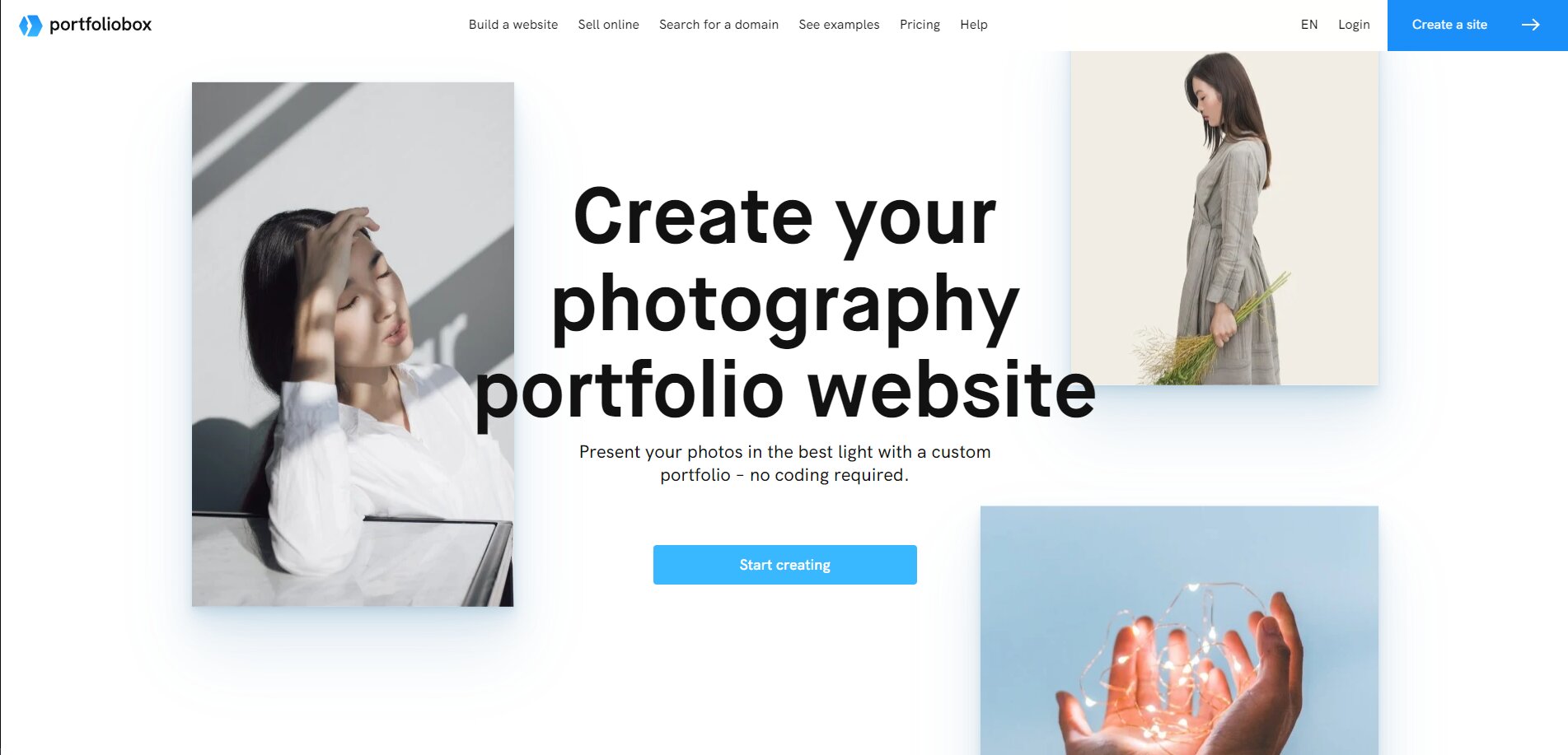 how to build an online photography portfolio